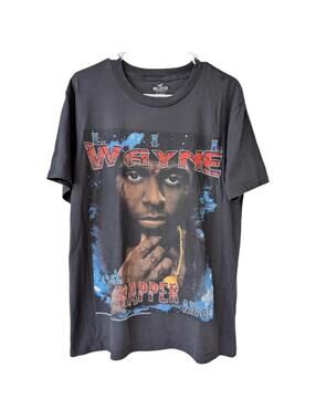 Lil Wayne Hollister TShirt Medium Best Rapper Alive Vintage Wash Relaxed Fit Tee